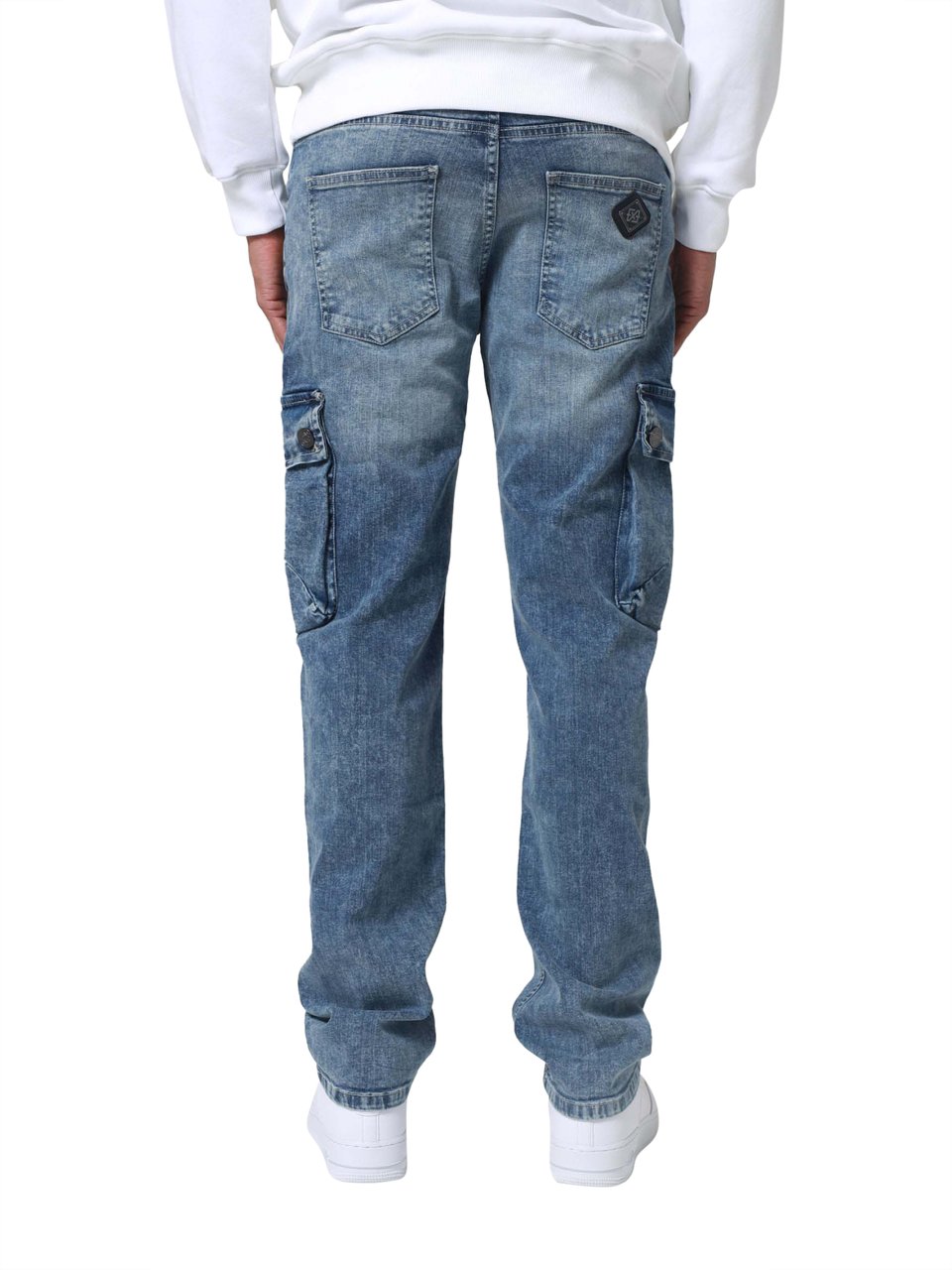 XPLCT Studios Cargo Jeans | Sandwash Divers
