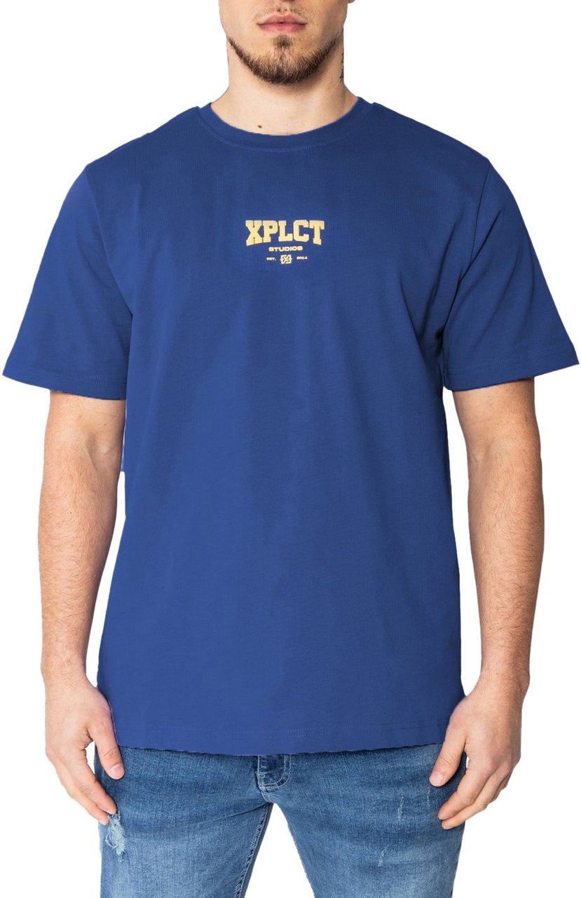 XPLCT Studios Community tee | Navy Blauw