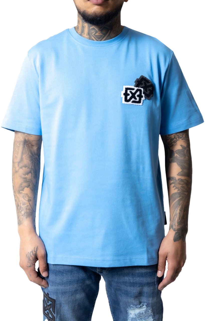 XPLCT Studios Duplex Tee | Boy blue Blauw
