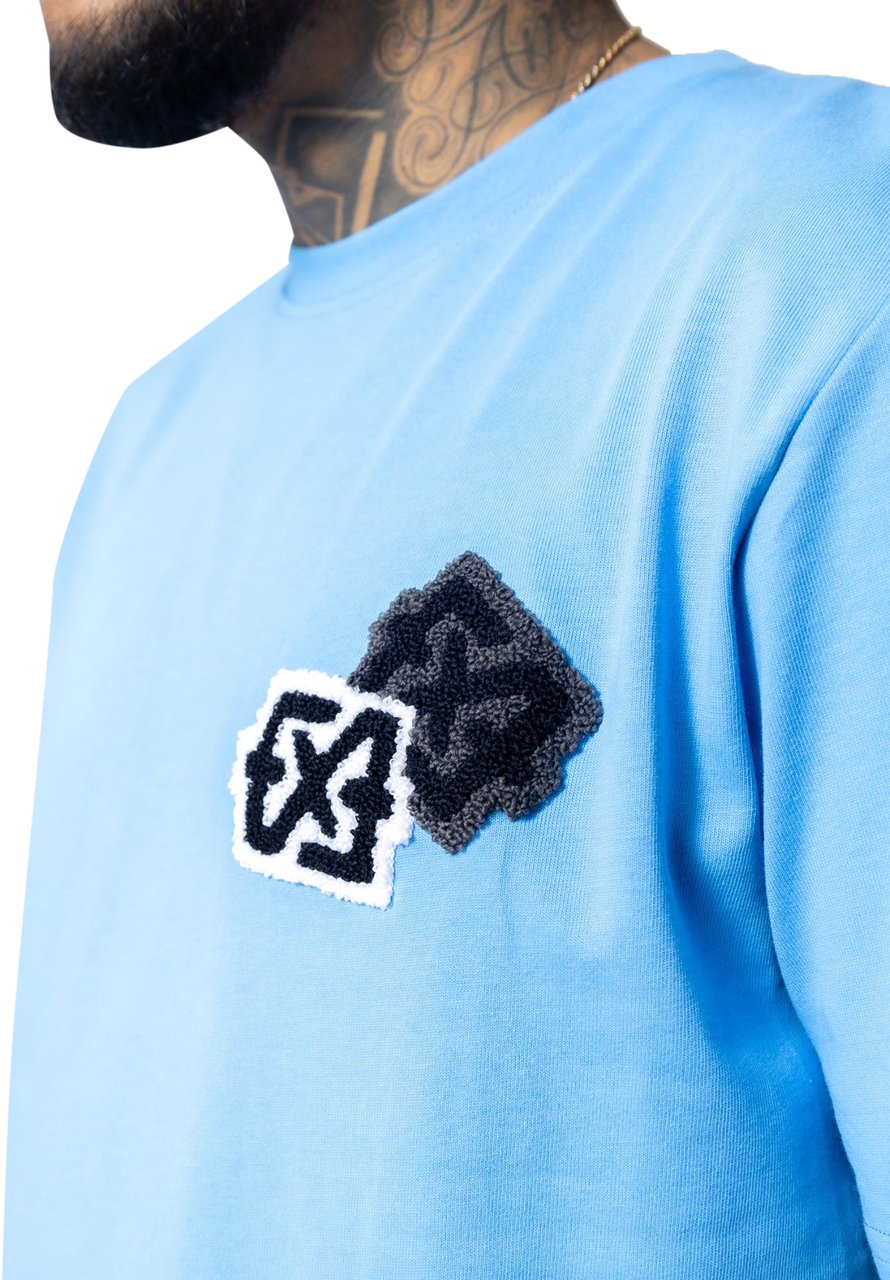 XPLCT Studios Duplex Tee | Boy blue Blauw