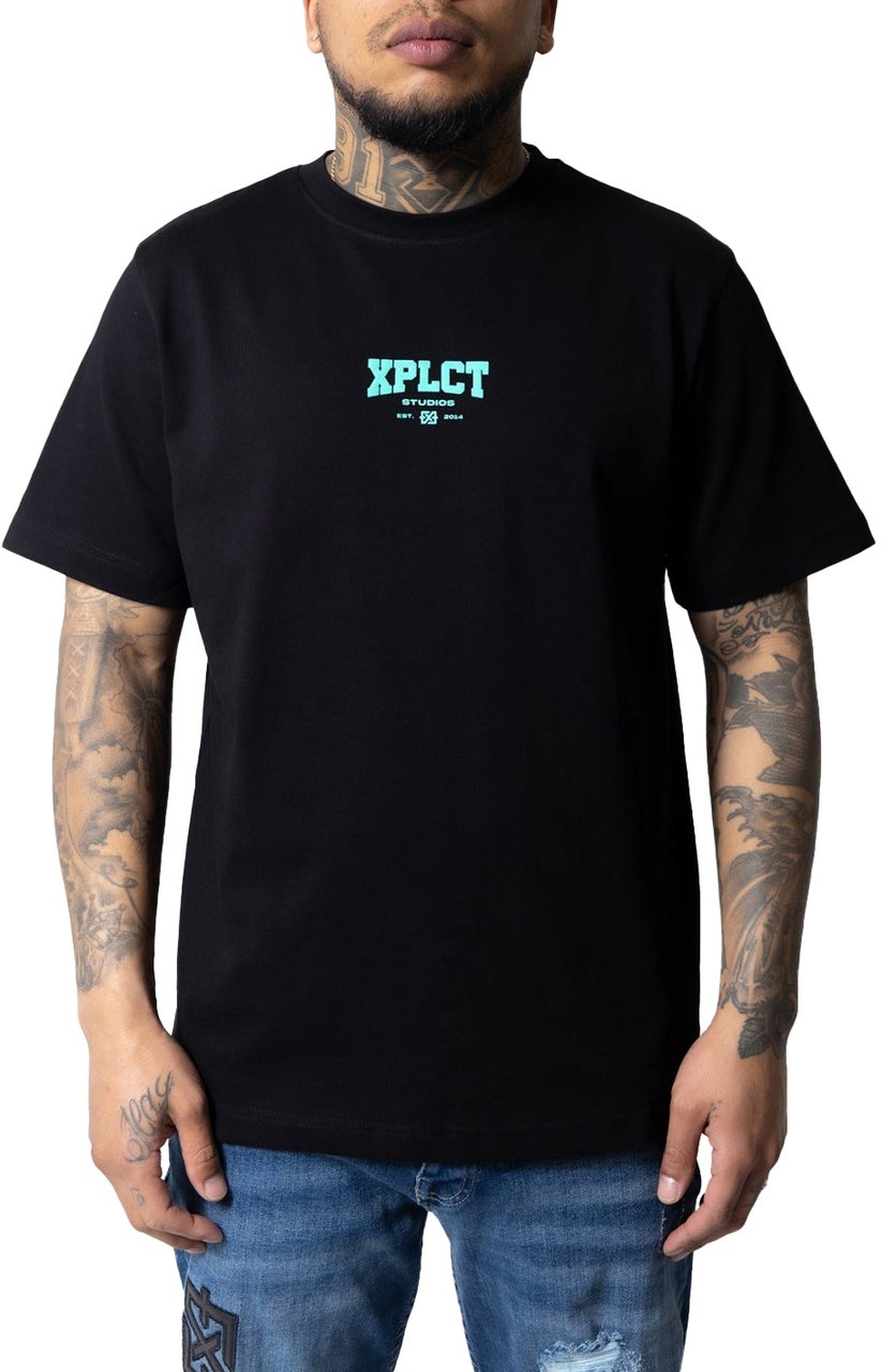 XPLCT Studios Community tee | Black Zwart