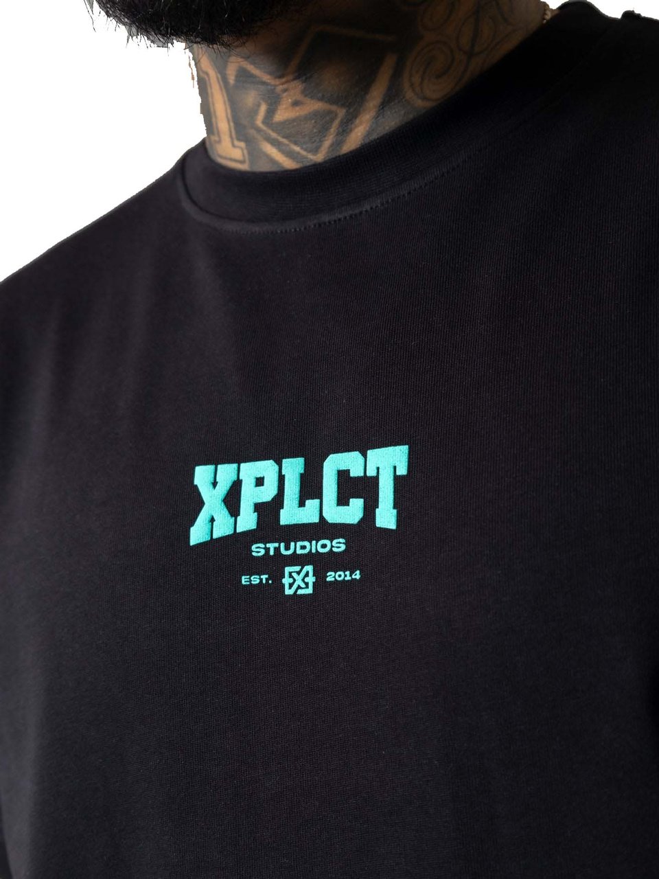 XPLCT Studios Community tee | Black Zwart