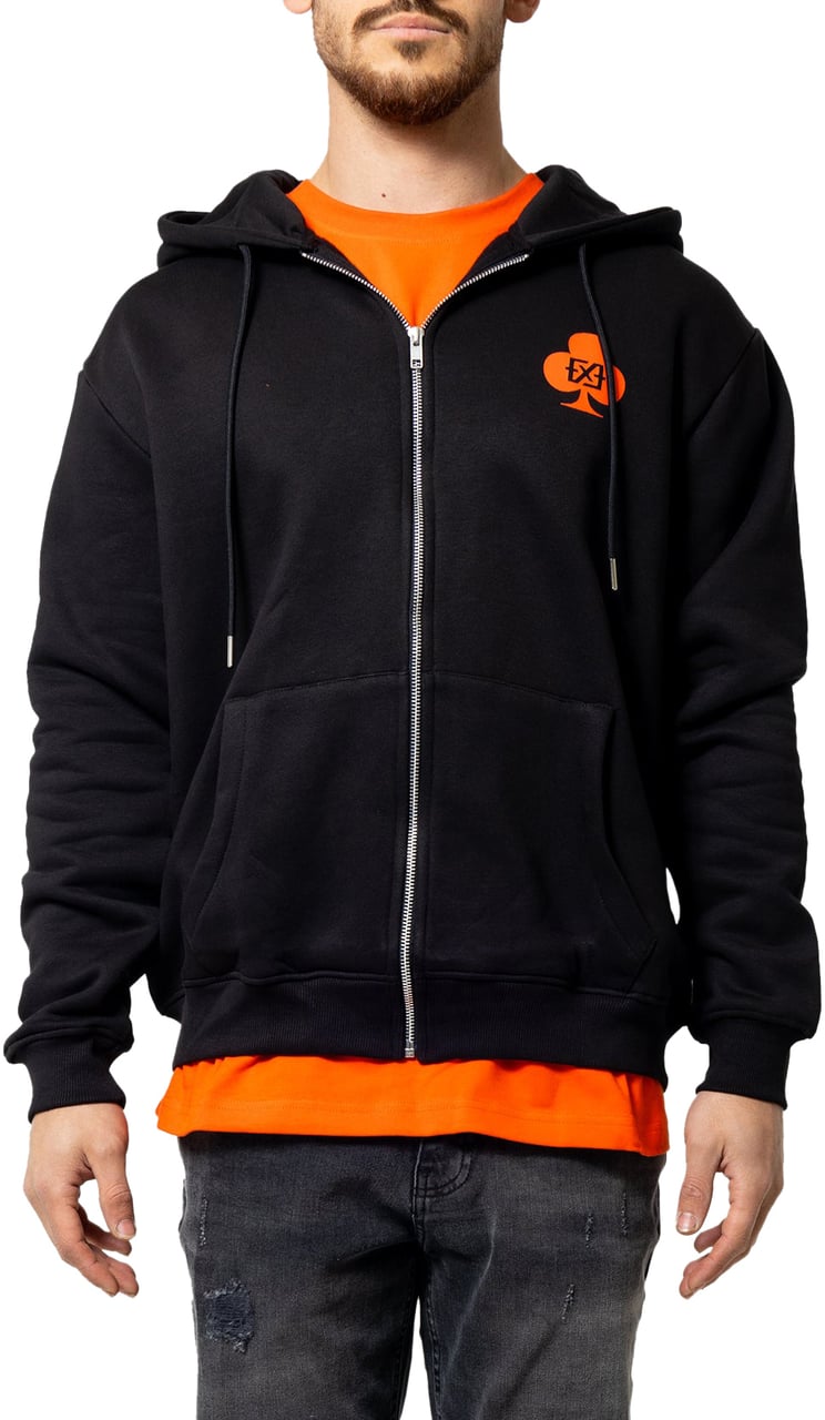 XPLCT Studios Card Vest | Black/Orange Zwart