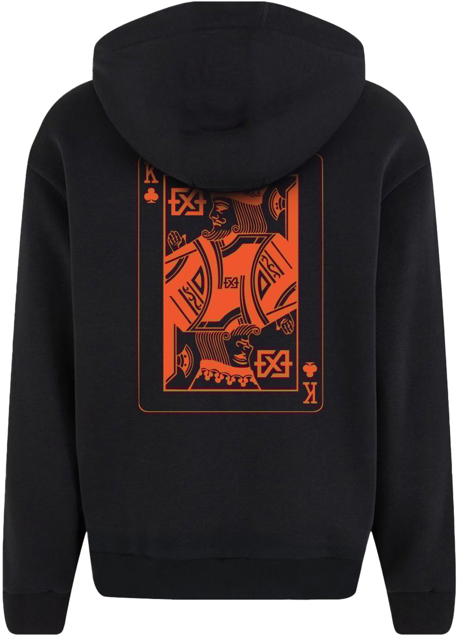 XPLCT Studios Card Vest | Black/Orange Zwart