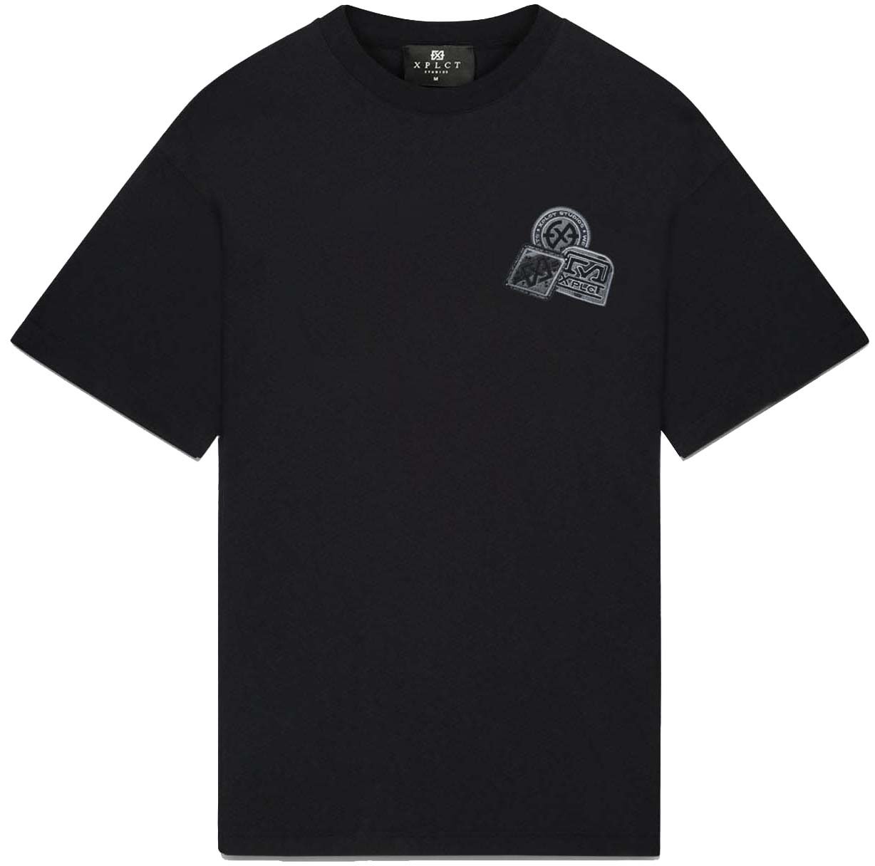 XPLCT Studios Future Tee | Black Zwart
