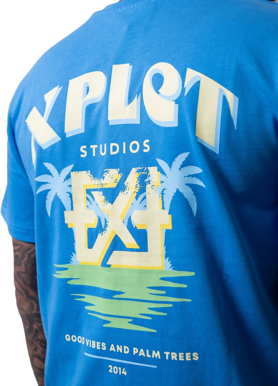 XPLCT Studios Vibe Tee | Blue Blauw