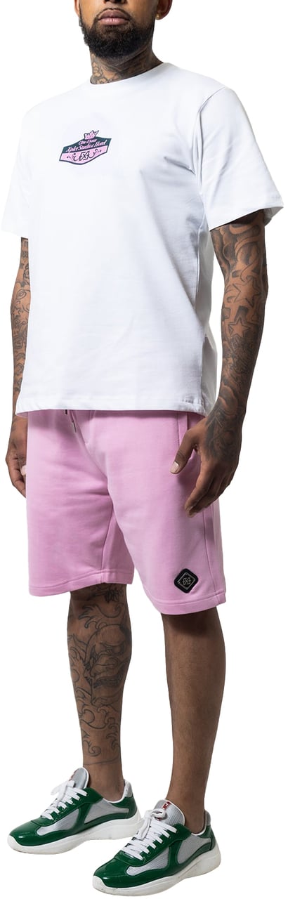XPLCT Studios Hotel Tee | White Blauw