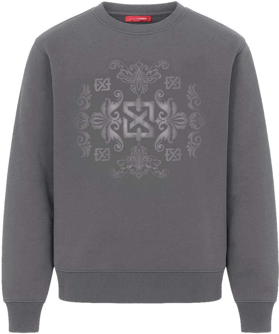 XPLCT Studios Baroque Sweater | Grey Divers