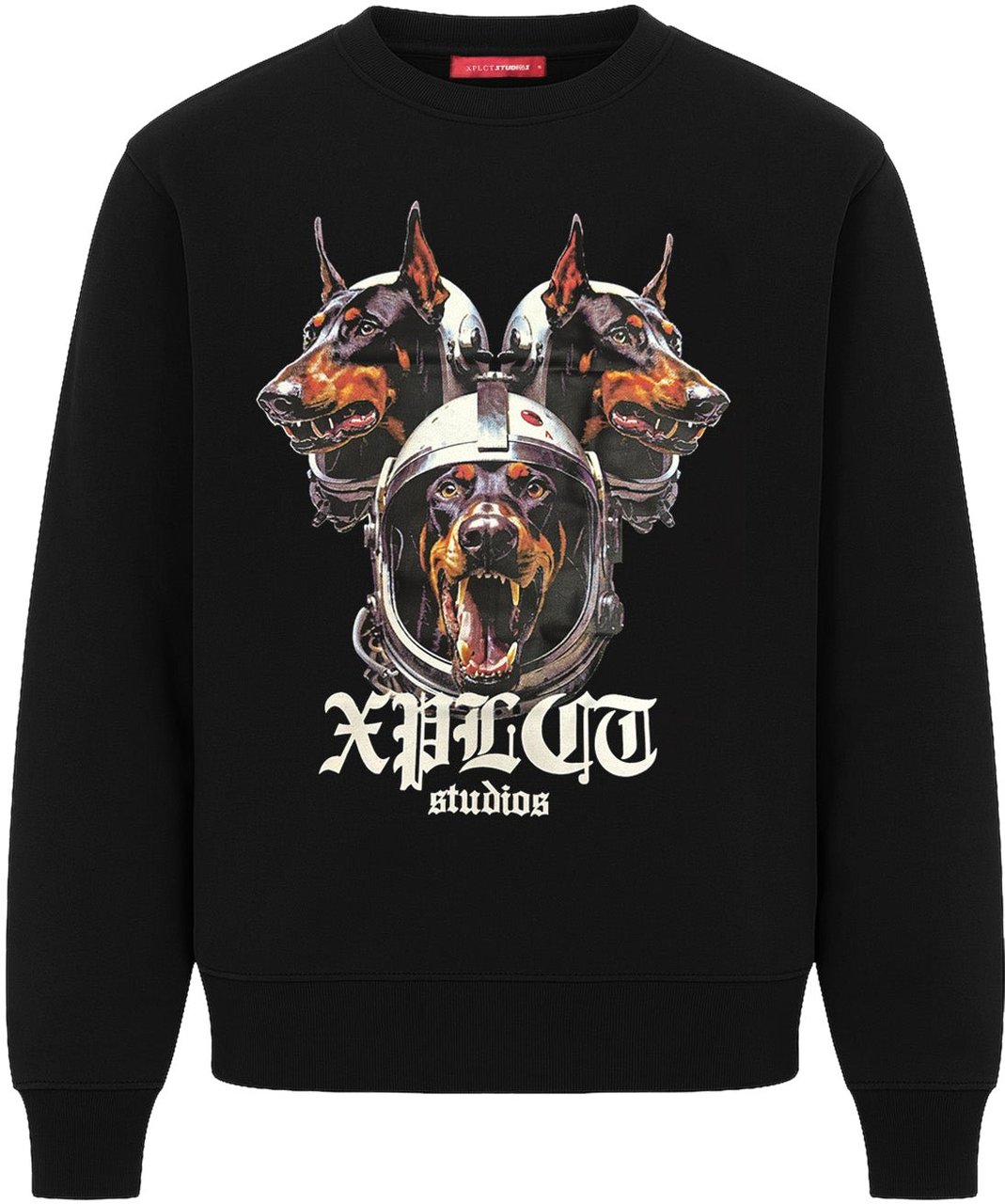 XPLCT Studios Dobberman Sweater | Black Divers