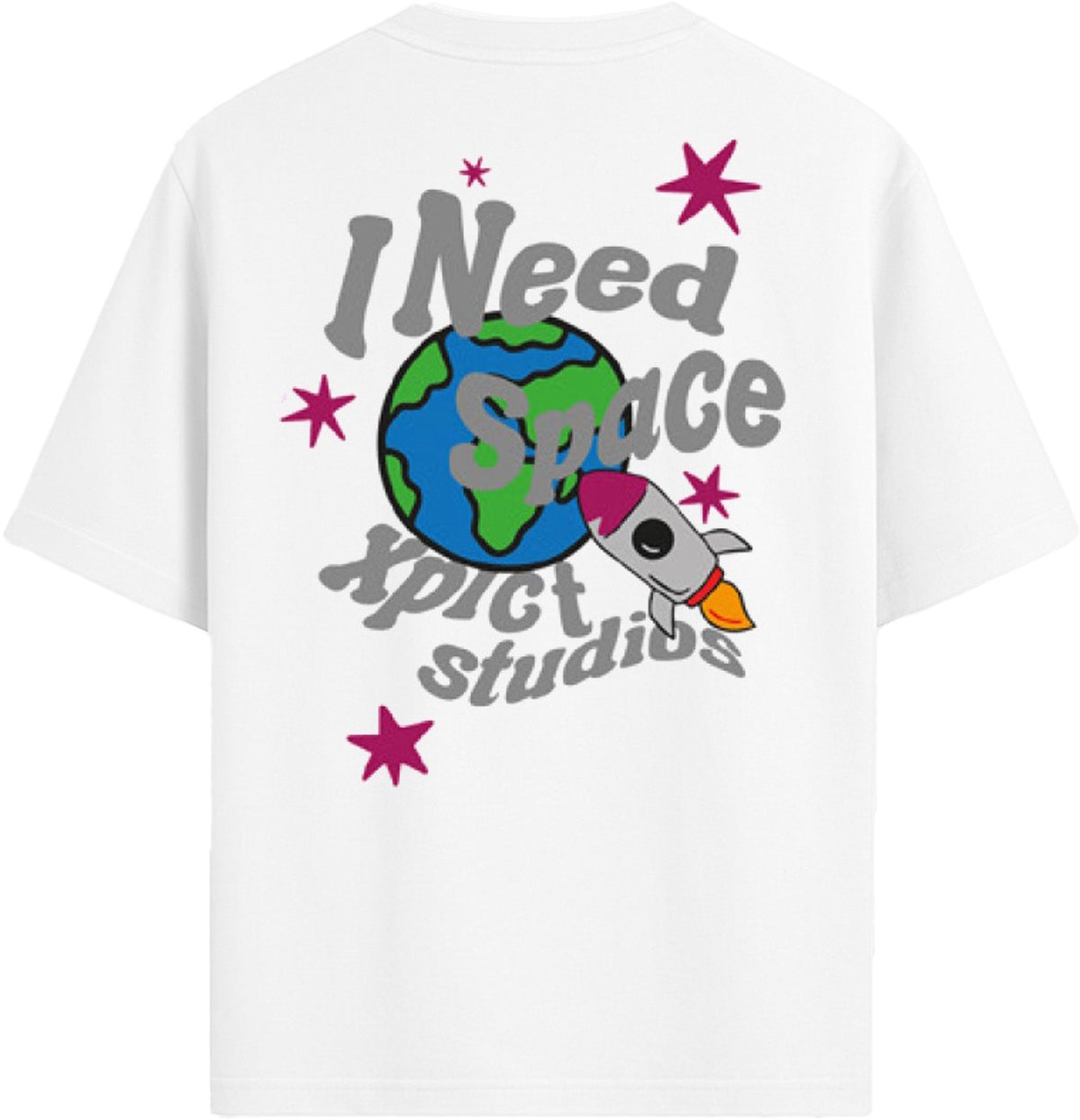 XPLCT Studios Rocket Tee | White Divers
