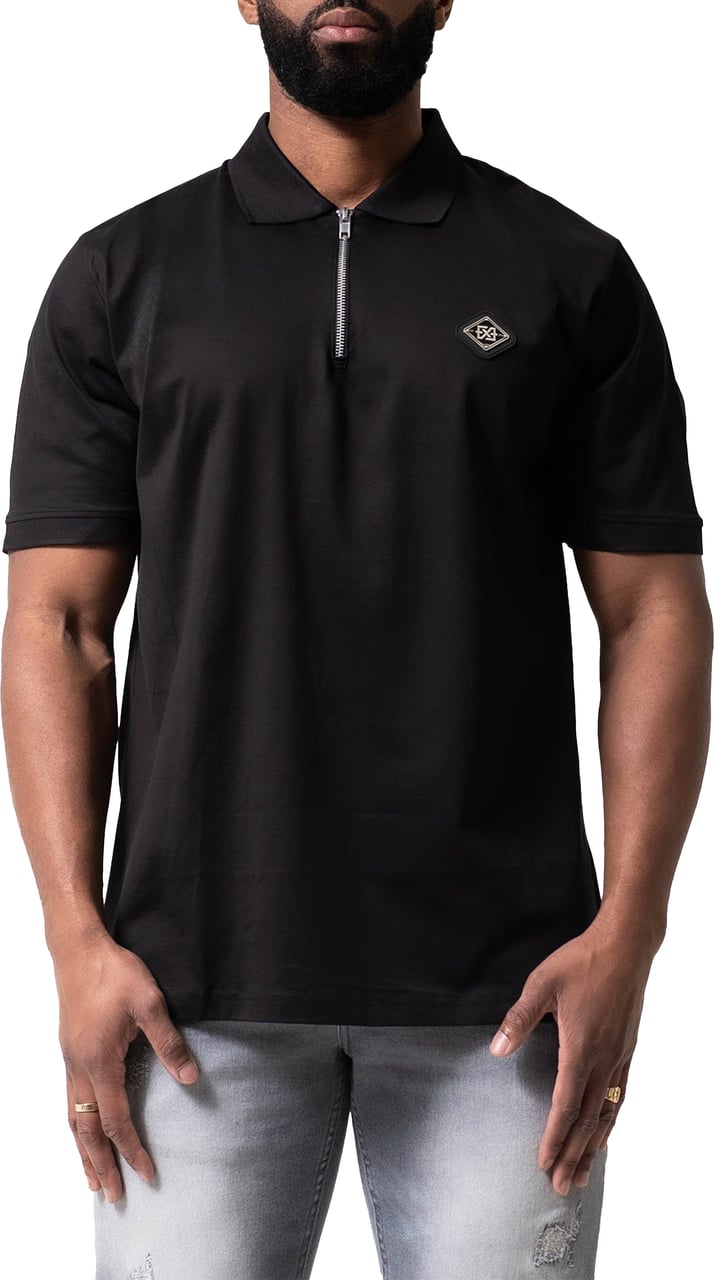 XPLCT Studios Plate Polo Zwart