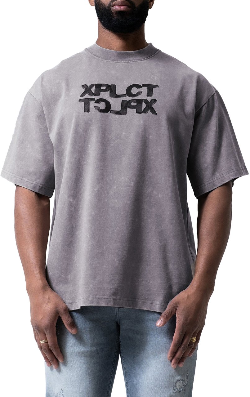 XPLCT Studios Hazy Tee | Grey Divers