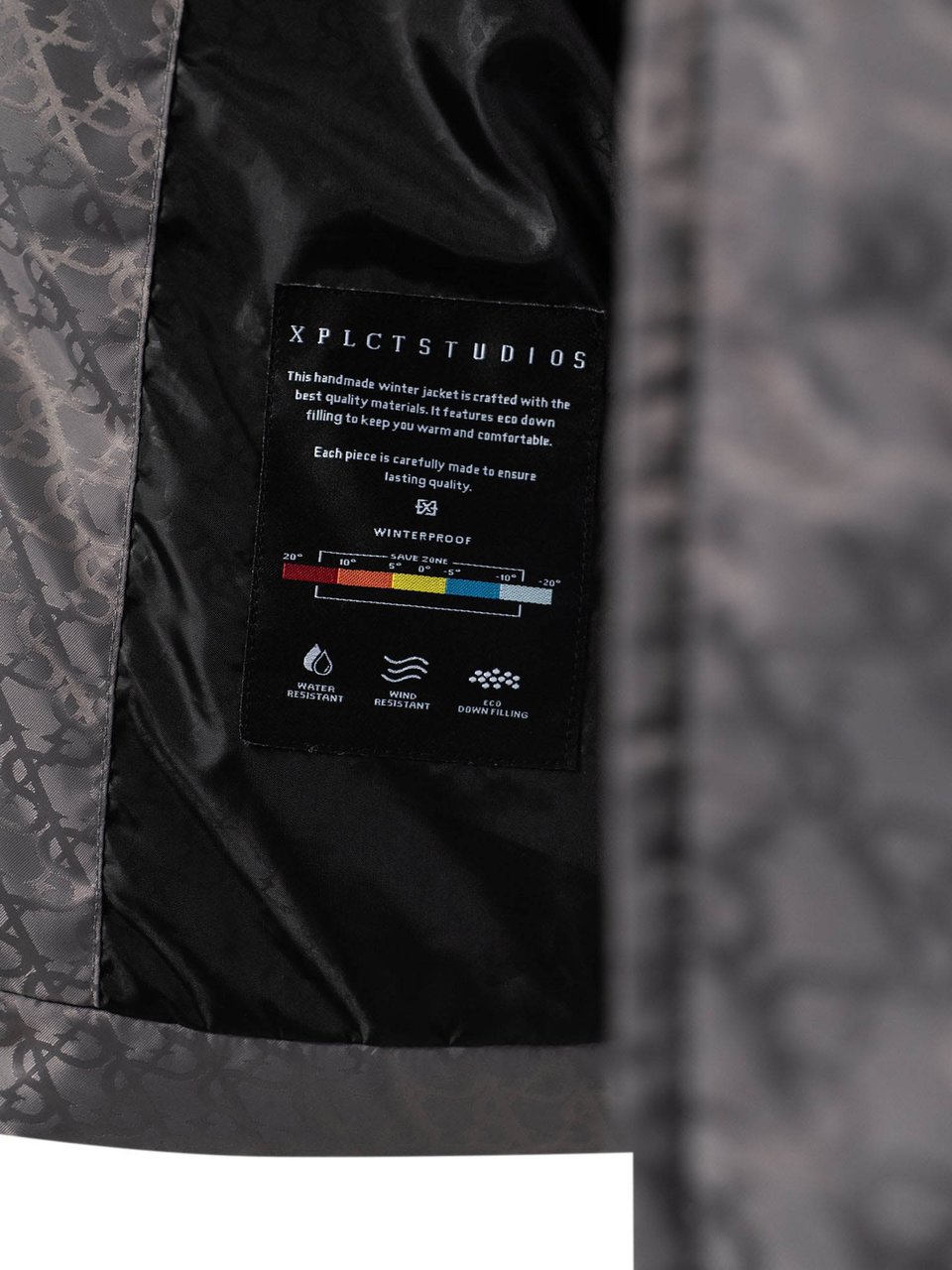 XPLCT Studios Mono Puffer | Grey Divers