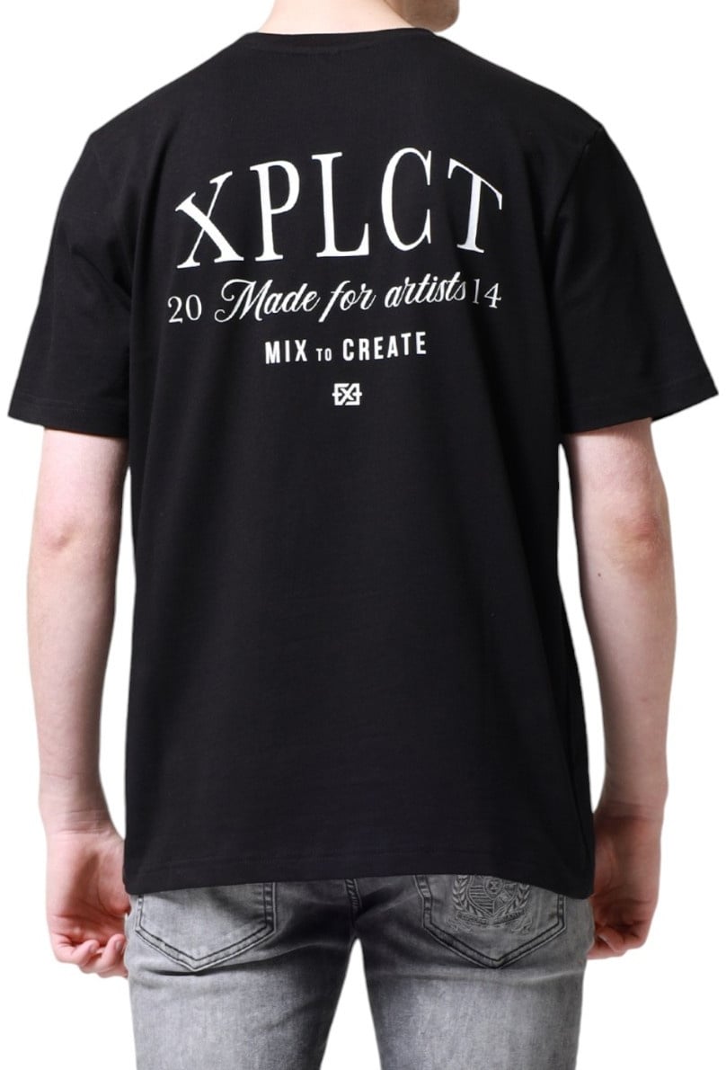 XPLCT Studios Heren T-Shirt Zwart