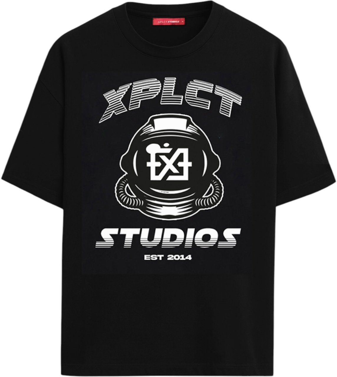 XPLCT Studios Heren T-shirt Zwart
