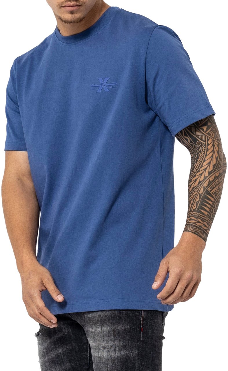 XPLCT Studios Stone tee Blue- XPLCT studios Divers