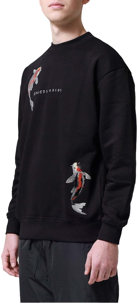 XPLCT Studios Carper Sweater | Black Zwart