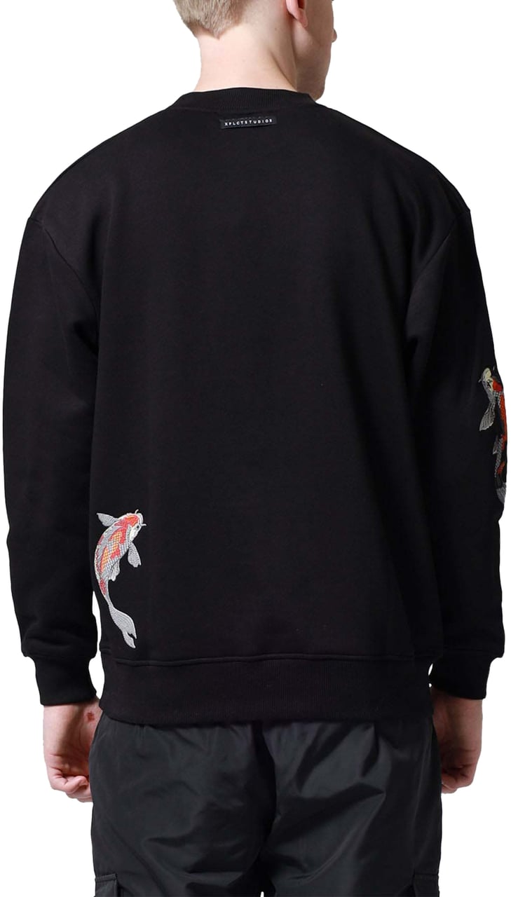 XPLCT Studios Carper Sweater | Black Zwart