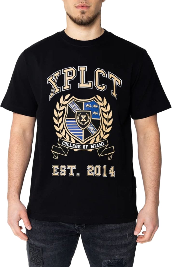 XPLCT Studios XPLCT Miami Tee Black Zwart