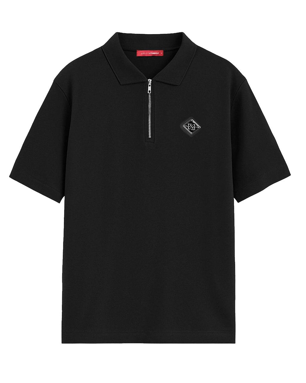 XPLCT Studios Plate Polo Zwart
