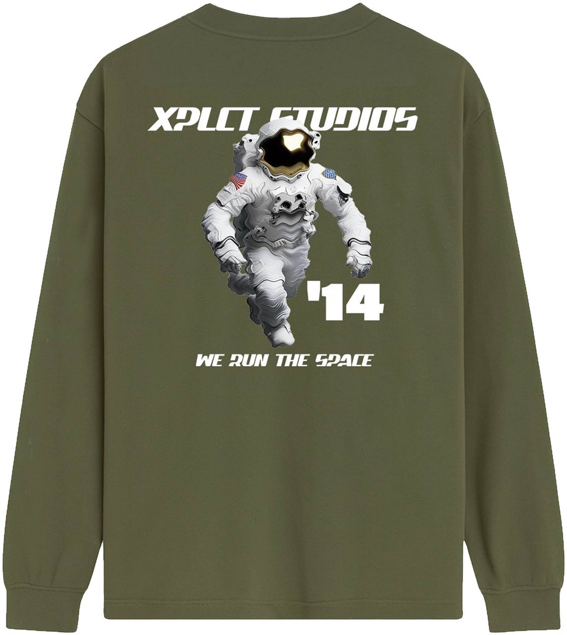 XPLCT Studios Vortex Sweater Groen