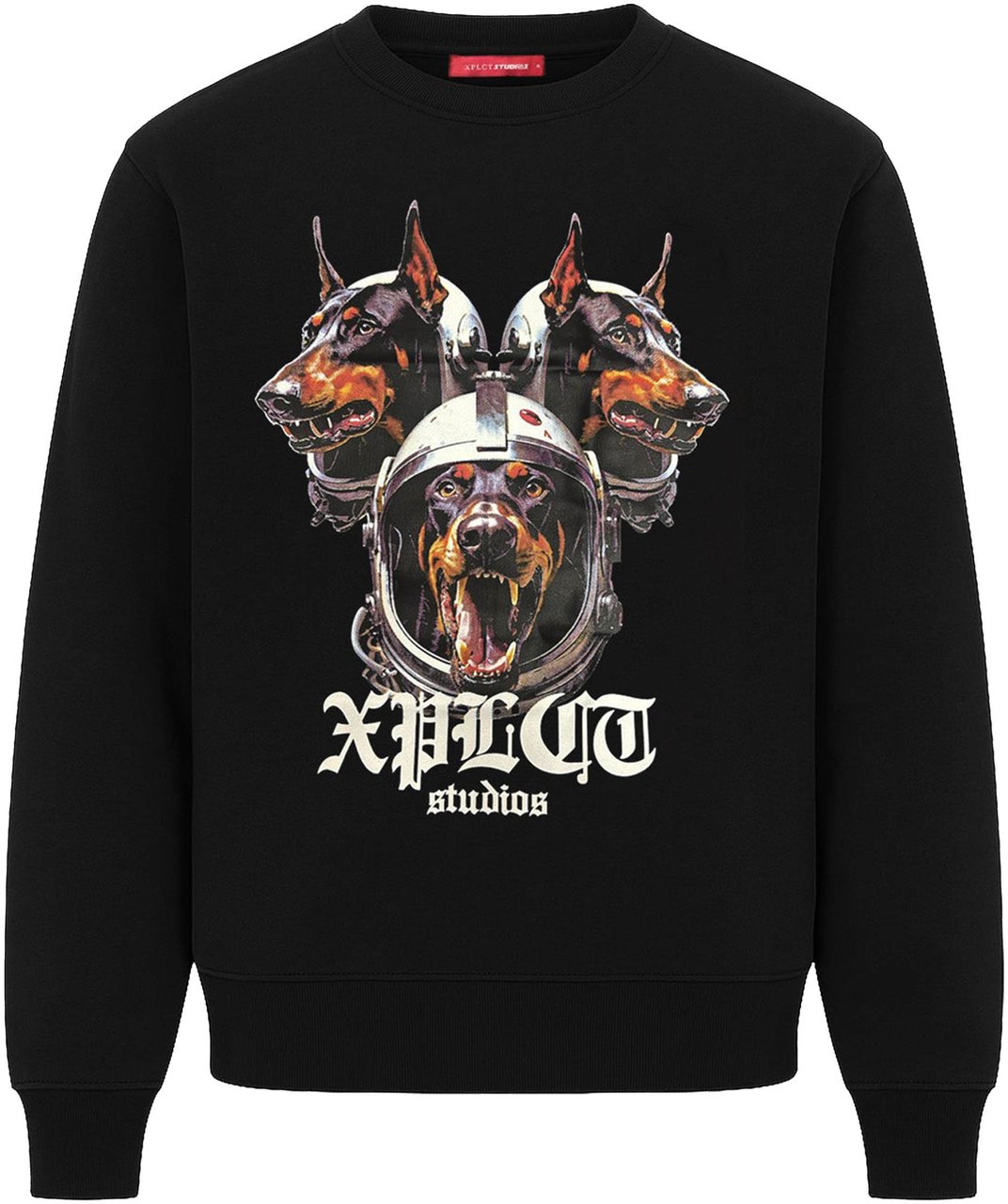 XPLCT Studios Dobberman Sweater Zwart