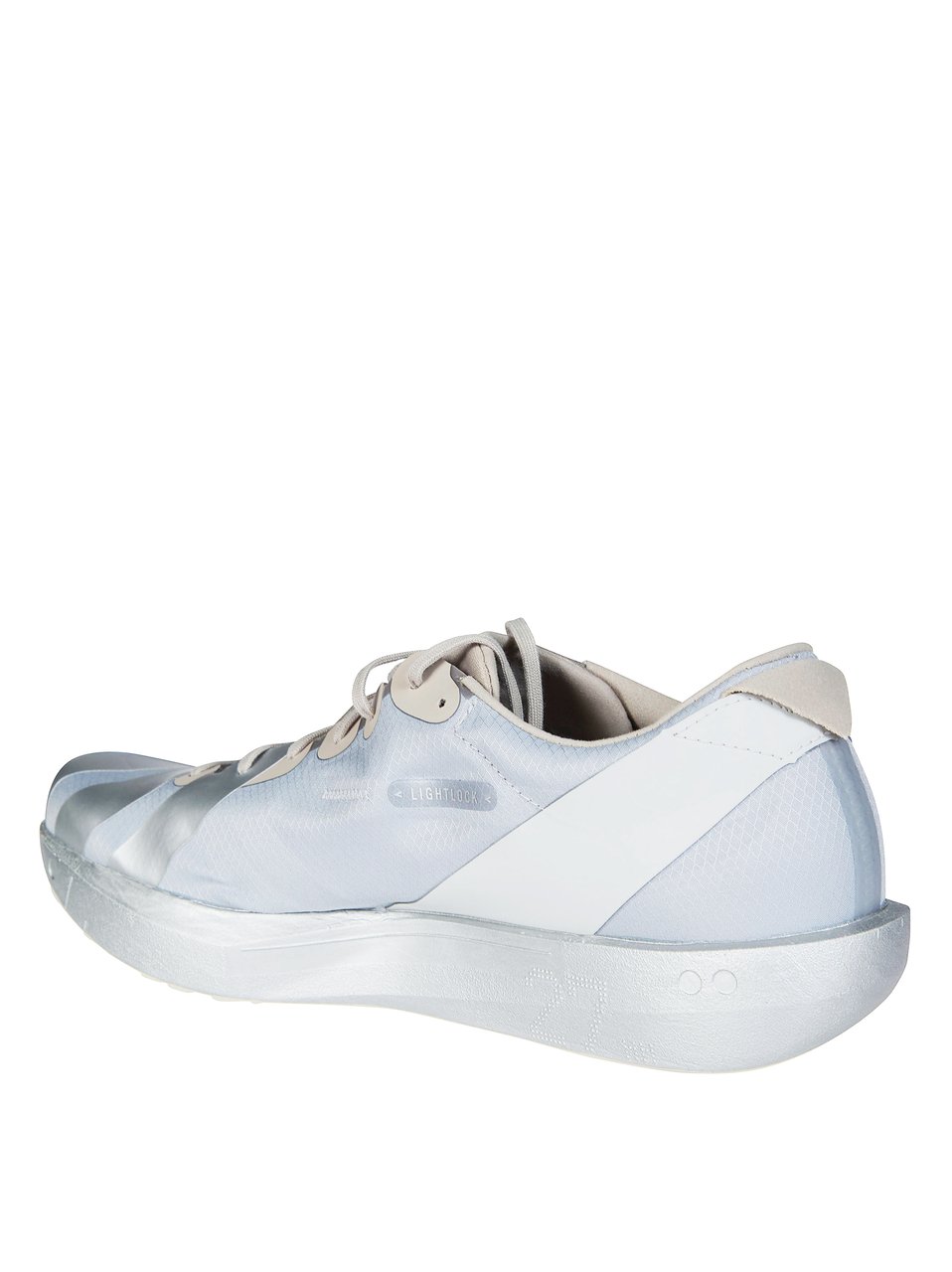Y-3 Translucent Upper Lace Up Sneakers Wit