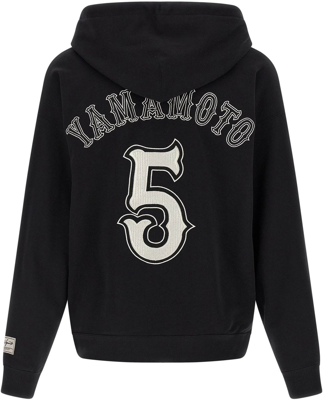 Y-3 Black Cotton Sweatshirt Zwart