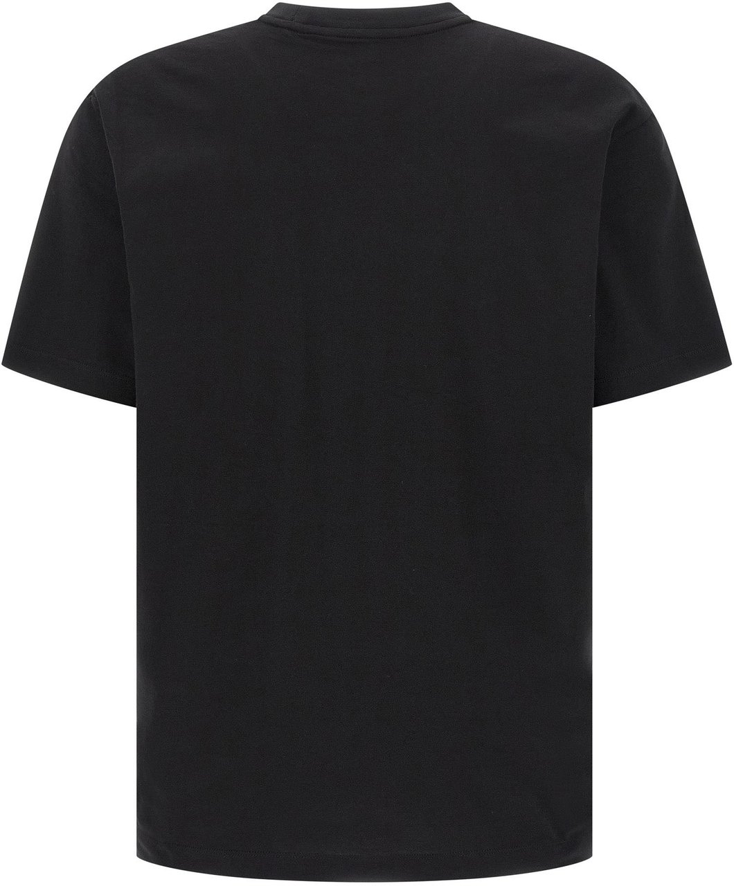 Y-3 Black Cotton T-Shirt Wit