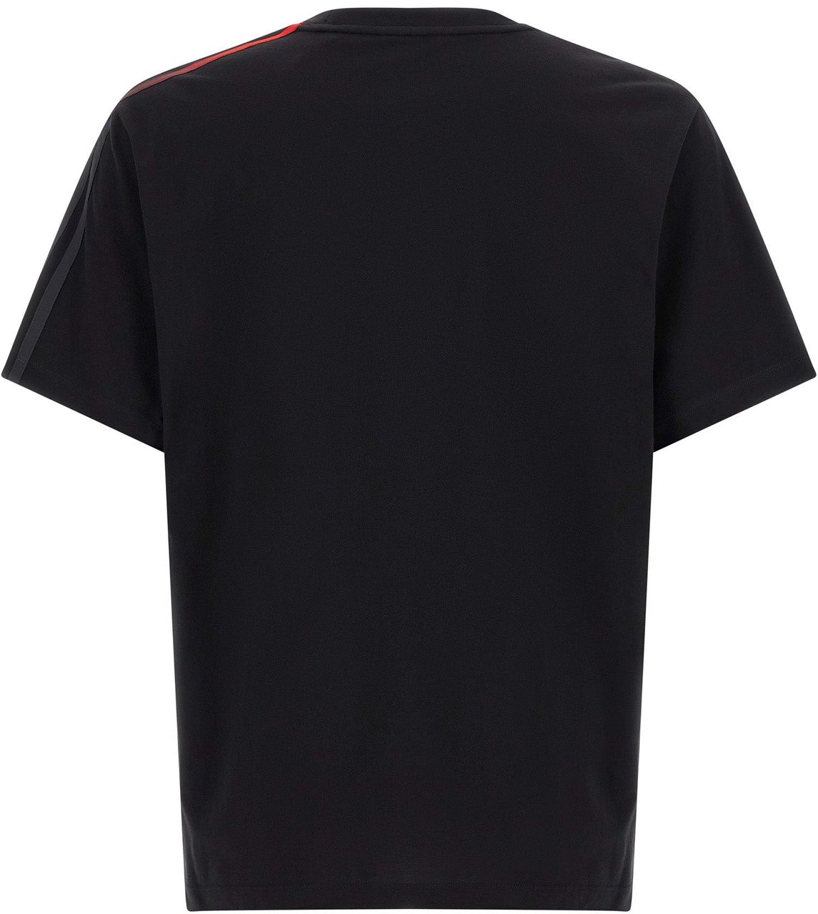 Y-3 Black Cotton T-Shirt Zwart