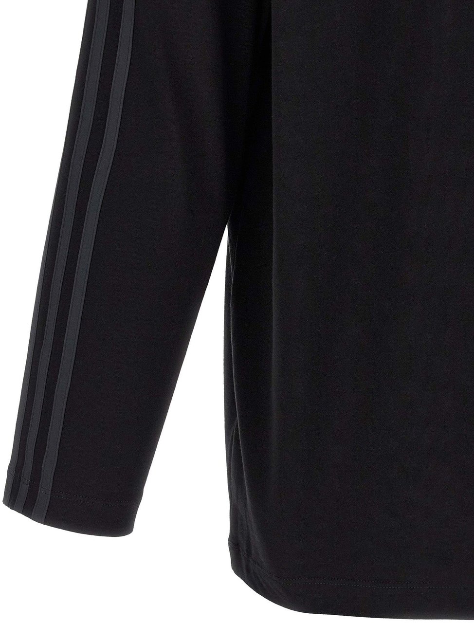 Y-3 Black Cotton T-Shirt Zwart