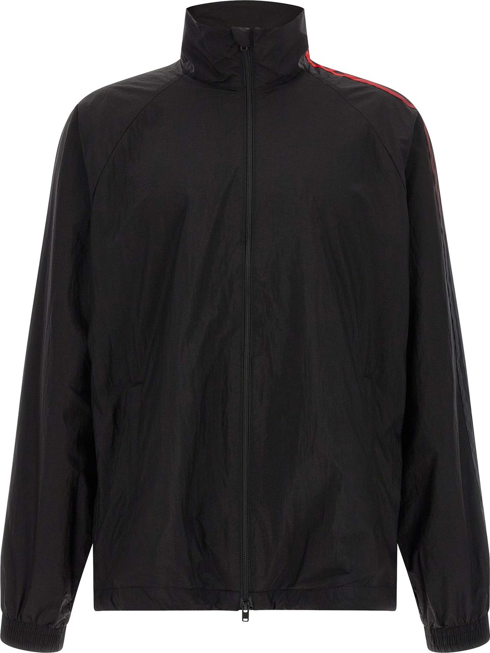 Y-3 Black Polyamide Sweatshirt Zwart