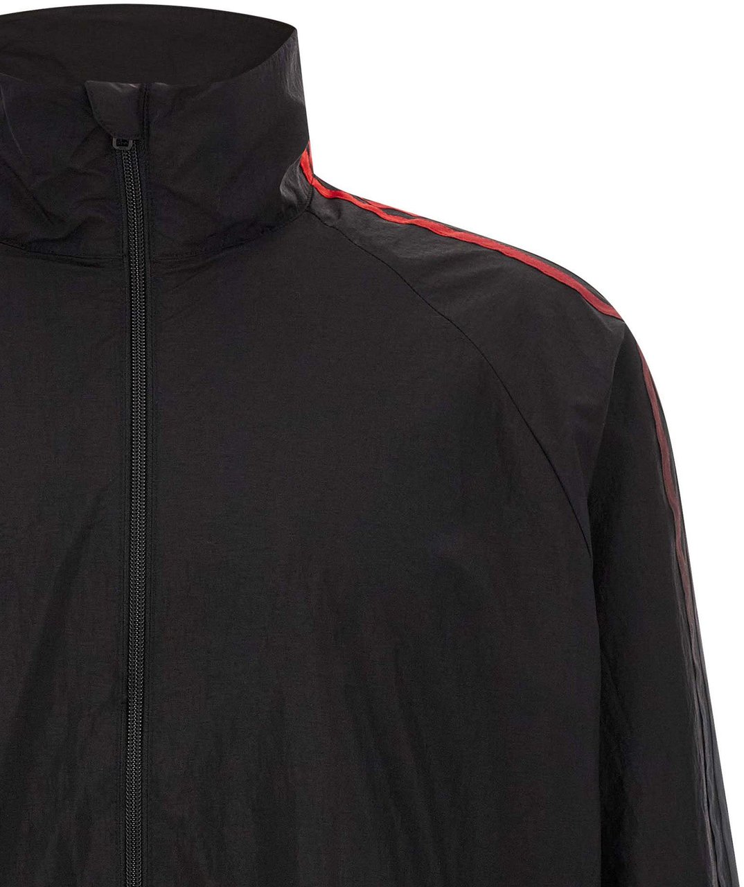 Y-3 Black Polyamide Sweatshirt Zwart