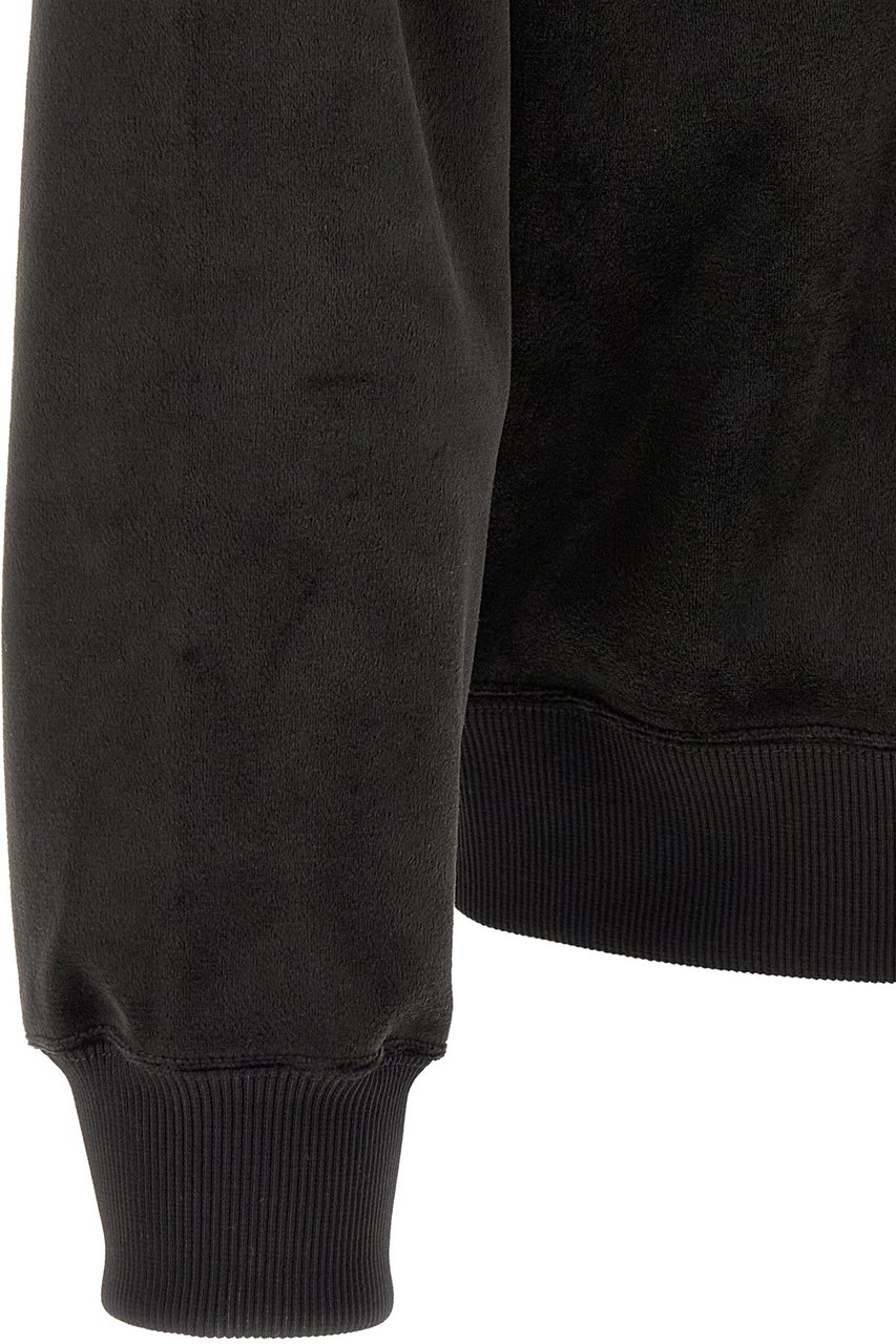 Y-3 Black Recycled Polyester Sweatshirt Zwart