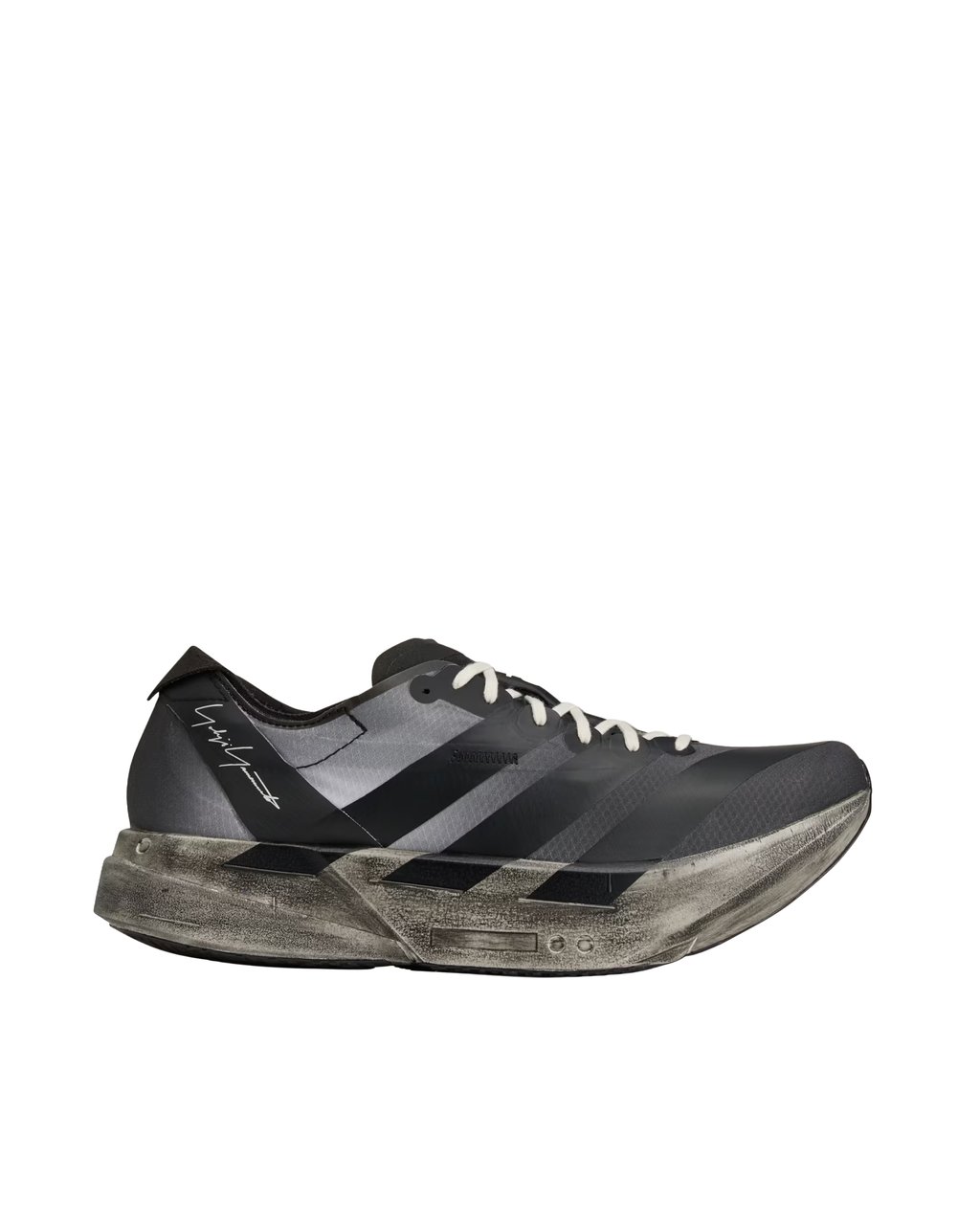 Y-3 Aerodynamic Black Sneakers with Lightweight Structure and Innovative Midsole Zwart