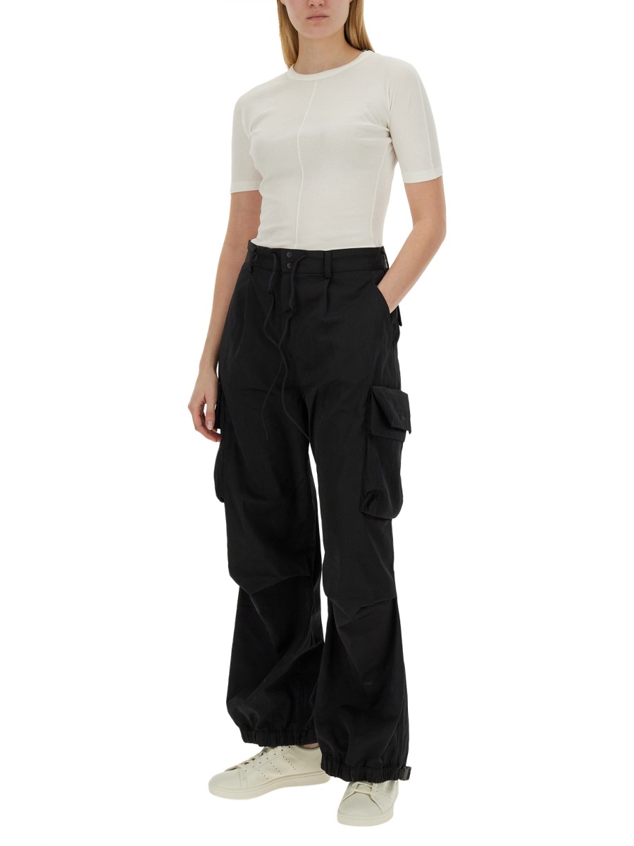 Y-3 SLIM FIT T-SHIRT Wit