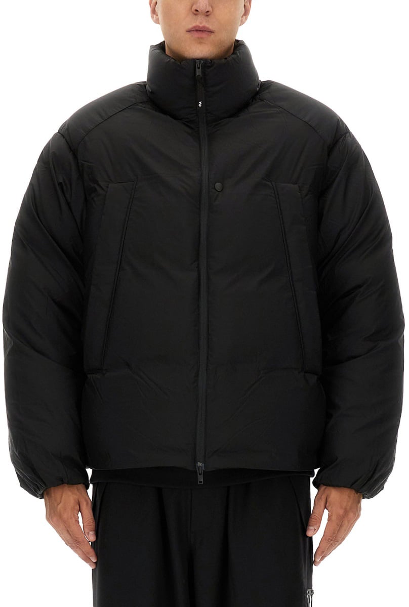 Y-3 PADDED JACKET Zwart