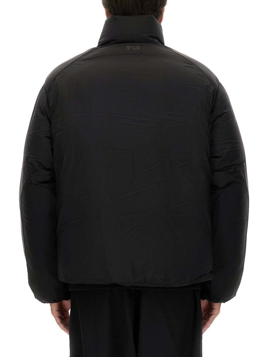 Y-3 PADDED JACKET Zwart