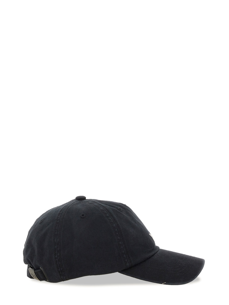 Y-3 BASEBALL HAT WITH LOGO Zwart