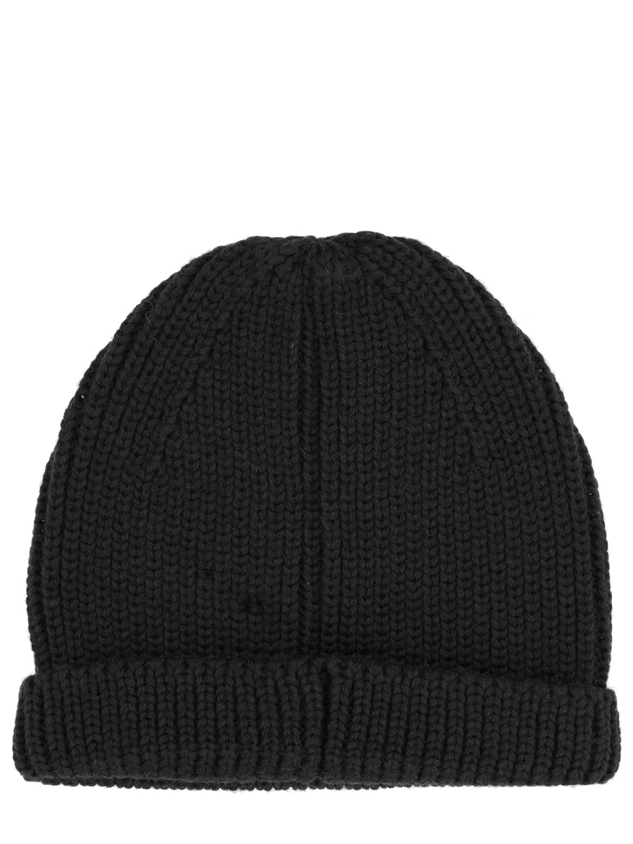 Y-3 COARSE KNIT CAP Zwart