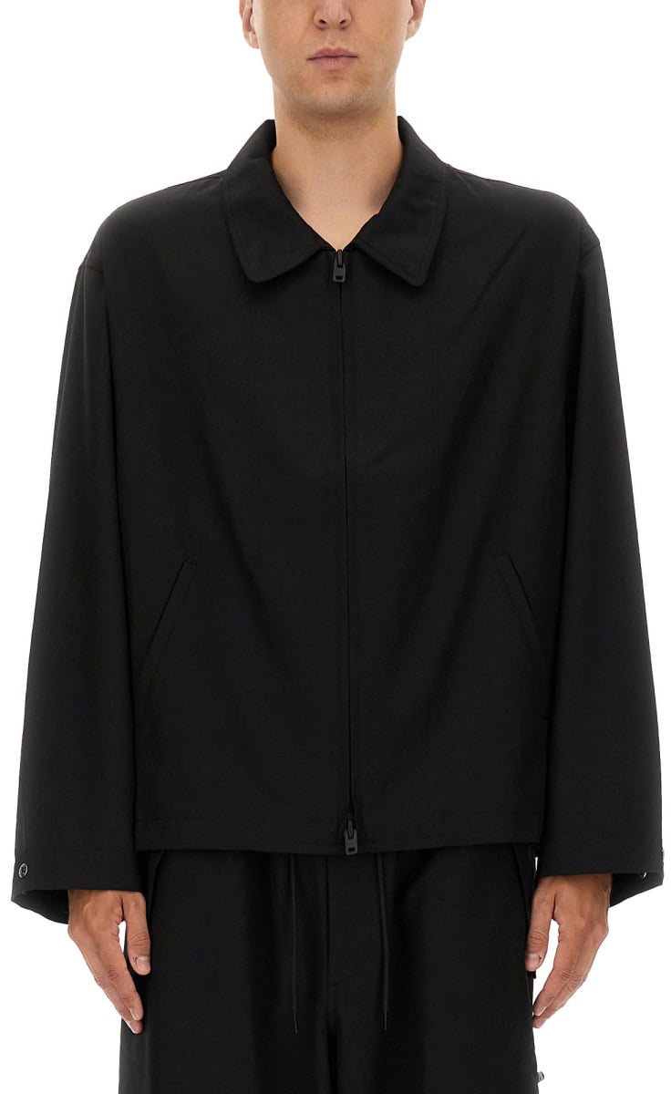 Y-3 REFINED WOOL JACKET Zwart