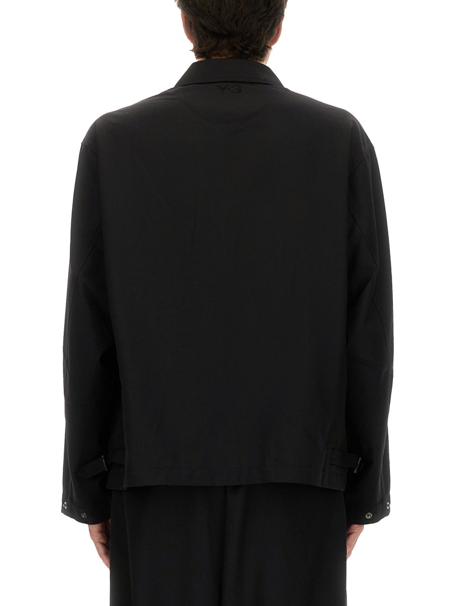 Y-3 REFINED WOOL JACKET Zwart