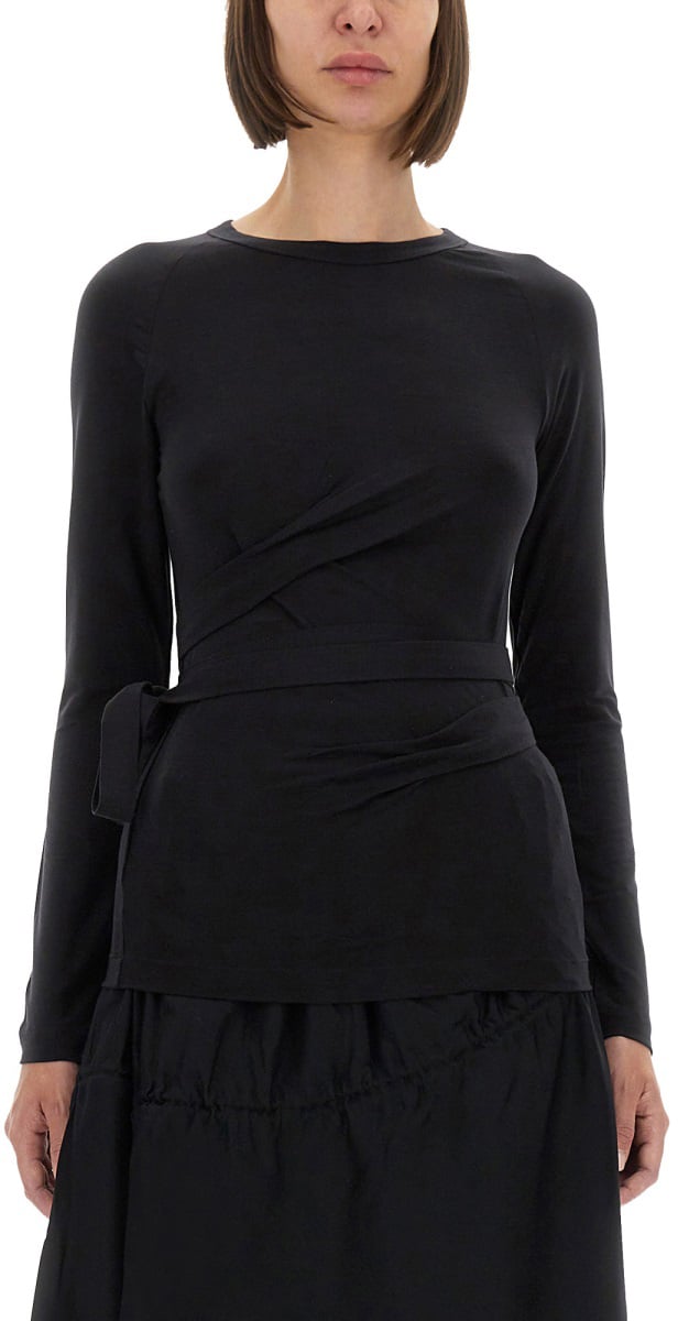 Y-3 LONG-SLEEVED T-SHIRT Zwart