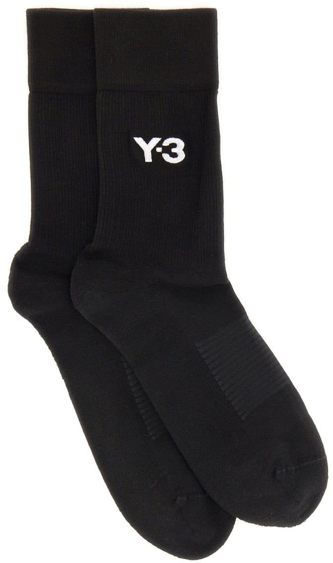 Y-3 "CLASSIC CREW" SOCKS Zwart