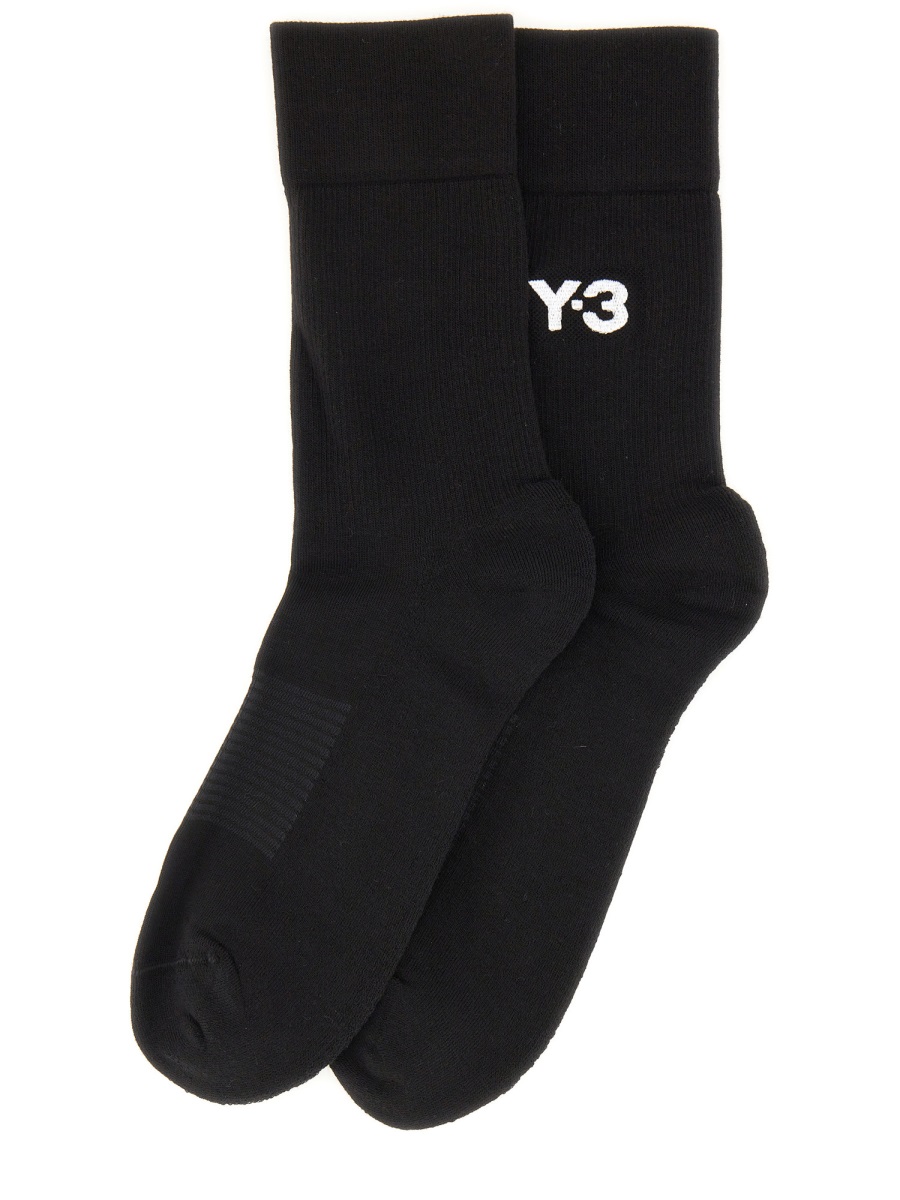 Y-3 "CLASSIC CREW" SOCKS Zwart