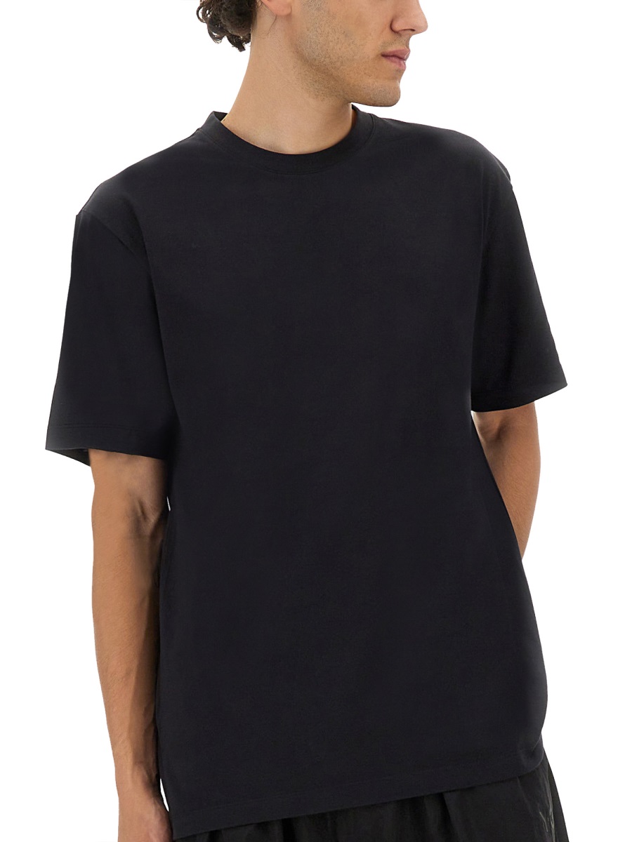 Y-3 T-SHIRT WITH PRINT Zwart