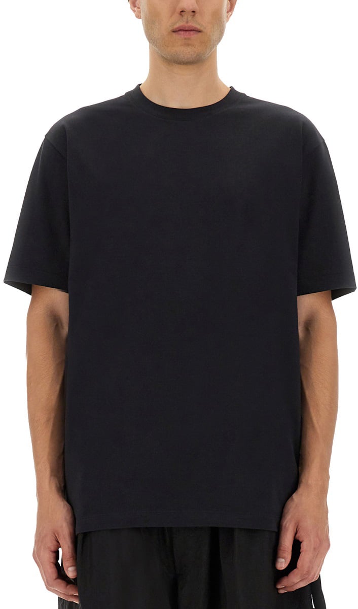 Y-3 T-SHIRT WITH PRINT Zwart