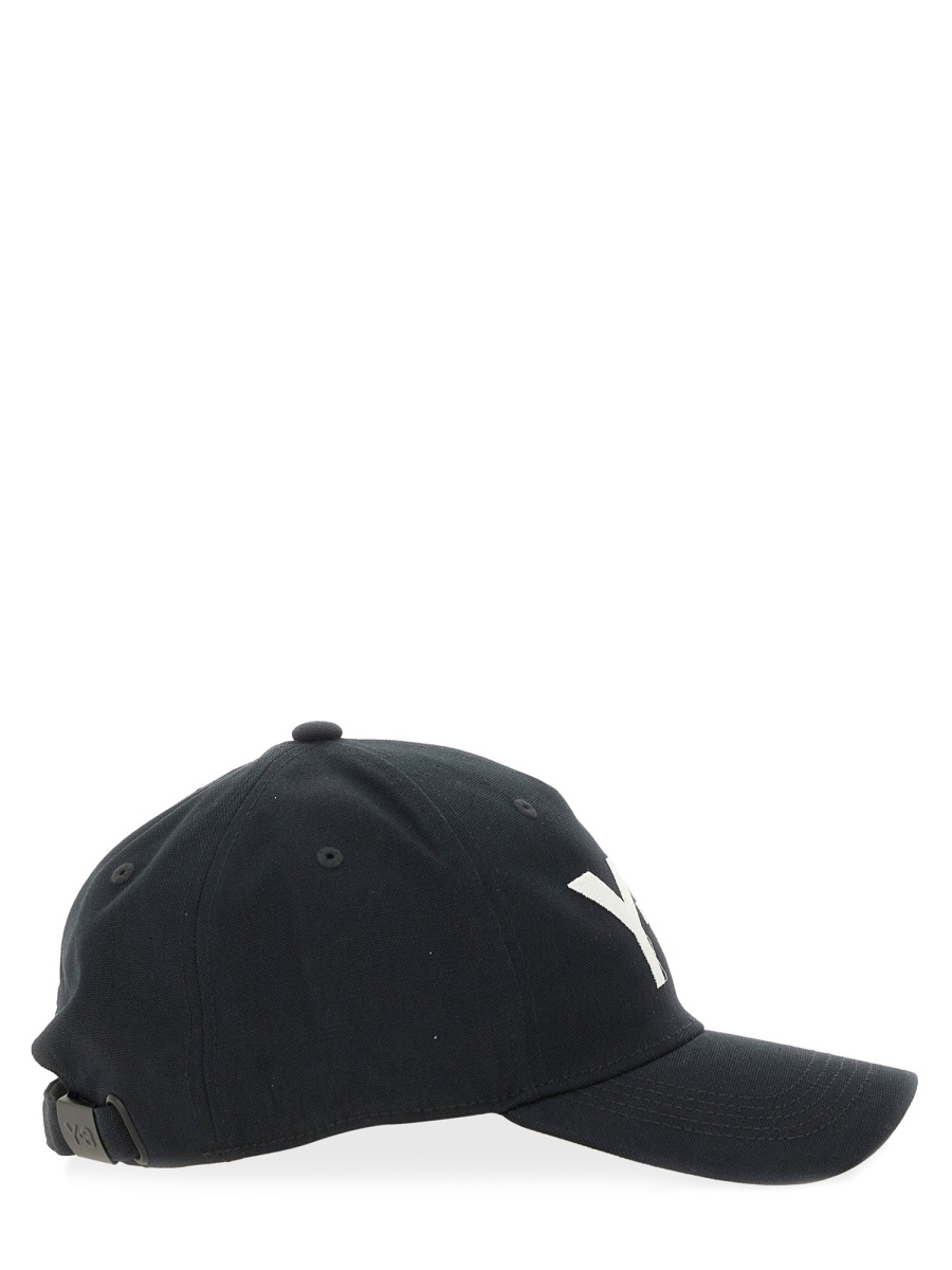 Y-3 BASEBALL HAT WITH LOGO Zwart