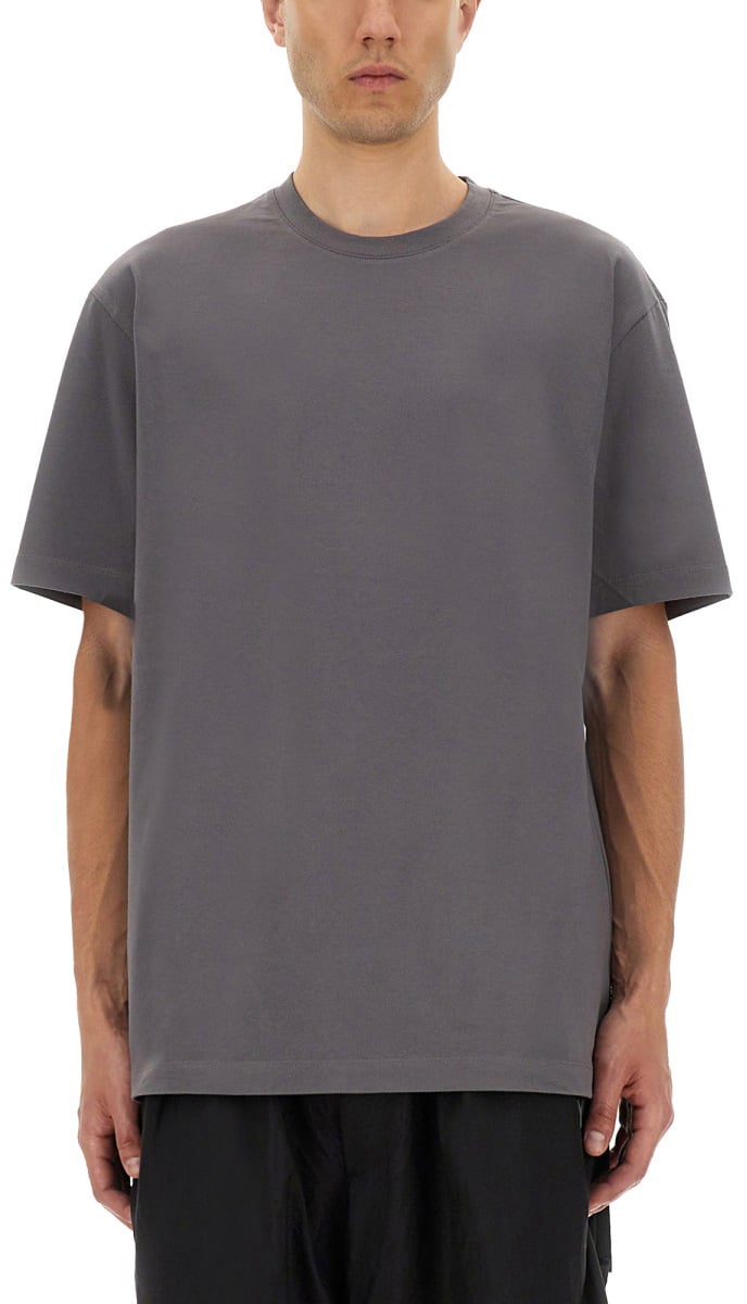 Y-3 T-SHIRT WITH PRINT Grijs