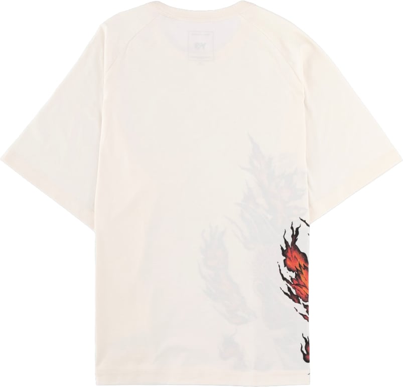 Y-3 T-SHIRT CON STAMPA Wit